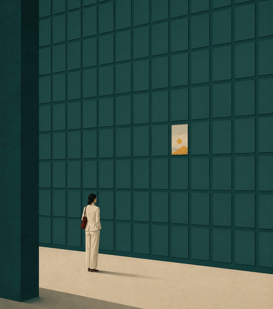 A wall of look-alike posts, and the one that stops you
